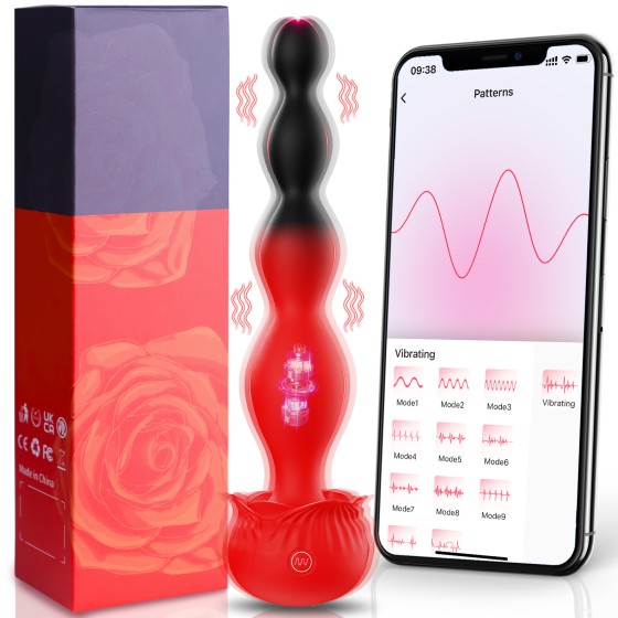 「狂う連続イキ」アナルビーズ 前立腺 アナル開発 ディルド アプリ遠隔操作 アナルバイブ 11種振動 アナルプラグ 男性用 メスイキ あなる開発 アナル拡張